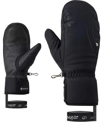Image de Gants de ski pour femmes Ziener Alpine, modèle KJELY-Z GTX, couleur noire - taille 6