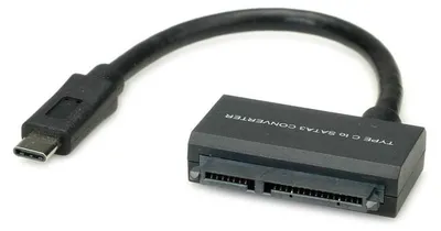 Zdjęcie produktu dla VALUE 12.99.1051, Czarny, 1 szt., 6 Gbit/s, 1 m