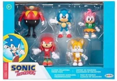 Immagine prodotto di Jakks Pacific - Zestaw 5 figurek Sonic The Hedgehog 6 cm - Detaliczna Kolekcja