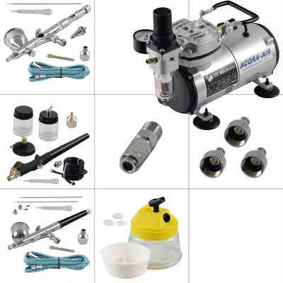 Produktbild von Agora-Tec® Airbrush Komplett-Set EXPERT II.13