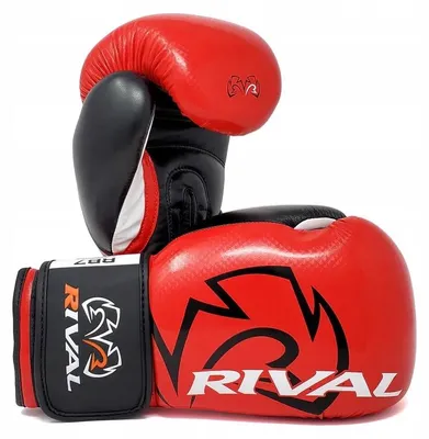 Produktbild von Rival RB7 Fitness Boxhandschuhe Schwarz Rot M