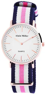 Produktbild von Alain Miller Herrenuhr mit Textilarmband