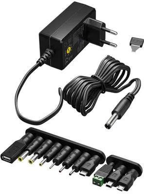 Image de Goobay 65592 adaptateur d'alimentation/inverseur intérieur noir
