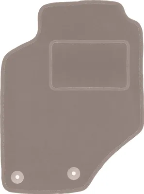 Produktbild von Fahrerfußmatte Velours beige passend für Volvo 850 (1991-1996, Kombi, Limousine) – mit Befestigungen – passgenau