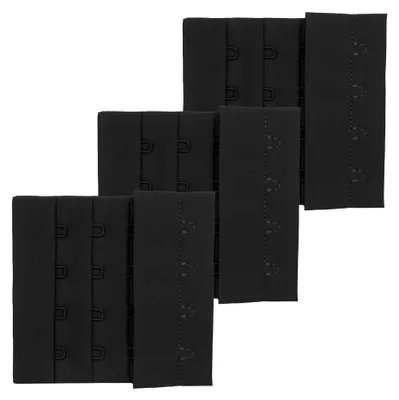 Produktbild von 3 Paar BH-Verschluss 70 mm 4 Reihen zum annähen Dessous Farbwahl