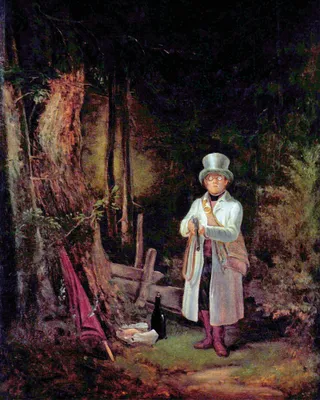 Produktbild von Carl Spitzweg Kunstdruck Bild - Der Sonntagsjäger, 1845 (50 x 40 cm)