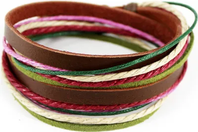 Produktbild von axy Lederarmband Wickelarmband Armband Echtlederarmband  für Herren Damen Männer Jungen Armschmuck