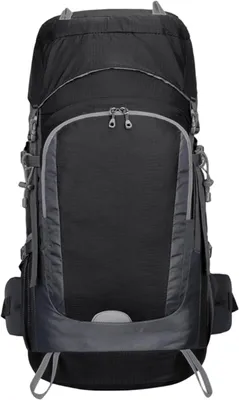 Imagen del producto de Mochila de senderismo, 55 litros, gran capacidad, mochila para camping, mochila de senderismo impermeable, ideal para viajes al aire libre y camping, color