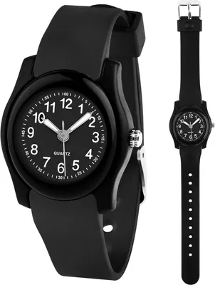 Produktbild von Edillas Kinderuhr Analog für Jungen und Mädchen, wasserdichte Armbanduhr, leicht zu lesen und lernen, weicher Riemen, für Schule und Kleinkinder