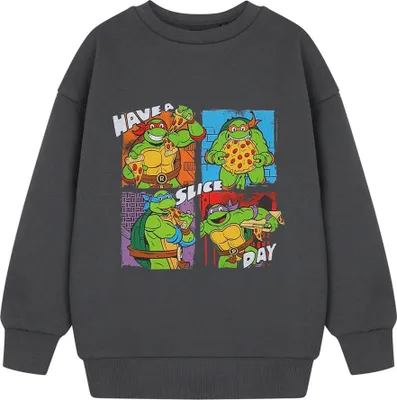 Obrázok produktu pre Teenage Mutant Ninja Turtles - Mikina "Have A Slice Day" pre chlapcov NS8535 (146-152) (Charcoal)