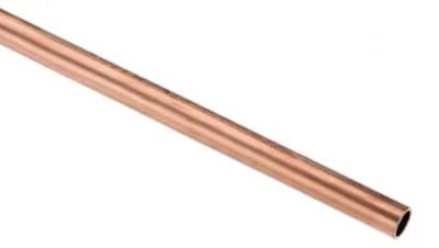 Kupferrohr 16x2 mm, 100 mm Länge, nahtlos, rund