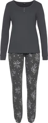Produktbild von Vivance Dreams Pyjama 2 -teilig anthrazit Größe 44/46