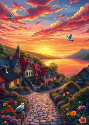 Obrázok produktu pre Alipson puzzle Pohľad na jazero - 500 dielikov viacfarebné