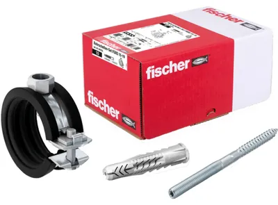 Produktbild von Rohrschellen-Set FGRS 15-19, mit Dübel (10 Stück)