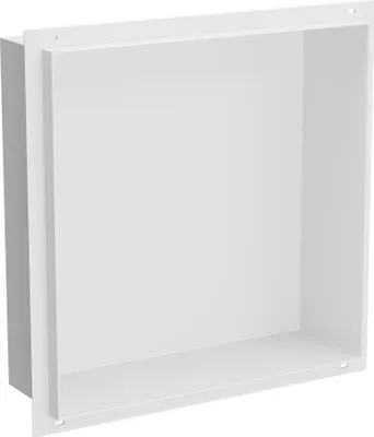 Image de Mexen X-Wall-NR étagère à encastrer sans garniture 30 x 30 cm, blanc - 1921303010