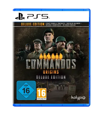 Produktbild von GAME Commandos: Origins Deluxe Edition (PS5), PlayStation 5, Multiplayer-Modus, T (Jugendliche), Physische Medien