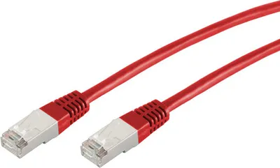 Produktbild von Patchkabel cat. 5e SF/UTP rot 7,5m