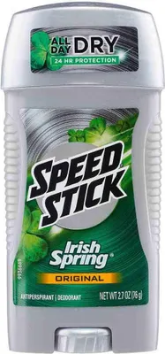 Obrázek produktu pro Speed Stick | Antiperspirant Stick - Irish Spring - 76 g - 24hodinová ochrana - svěží pánská vůně