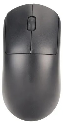 Image de Souris de jeu sans fil 1200 DPI, 2,4 GHz, ergonomique, à piles, pour PC de bureau et ordinateur portable, noire