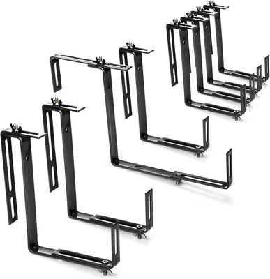 Produktbild von ® 8X Blumenkastenhalter für Balkon-Brüstungen und Geländer