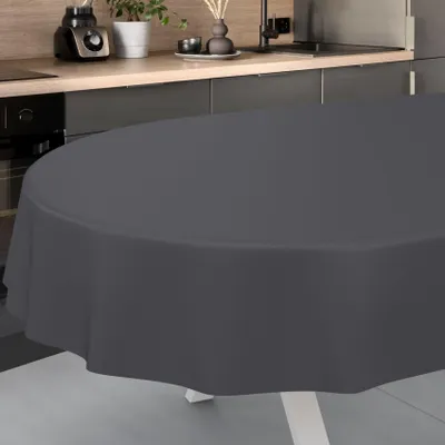 Image de Omgoods - Nappe imperméable rectangulaire pour intérieur et extérieur, 220 x 140 cm, couleur anthracite