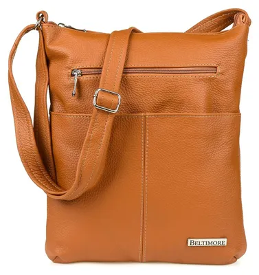 Produktbild von Damen Ledertasche Umhängetasche A4 Beltimore