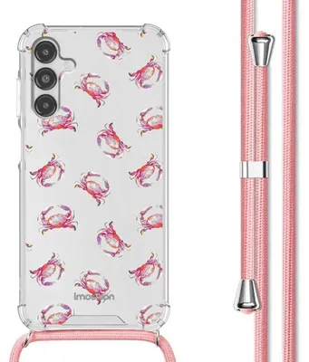 Produktbild von imoshion Design Hülle mit Band Samsung Galaxy A14 (5G/4G) - Crab Watercolor