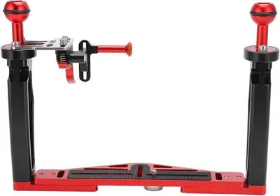 Produktbild von Alu-Stabilisator grün für Tauchen mit Doppelhandgriff