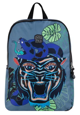 Produktbild von Pick & Pack Dangerous Cat Backpack L Jeans blue -