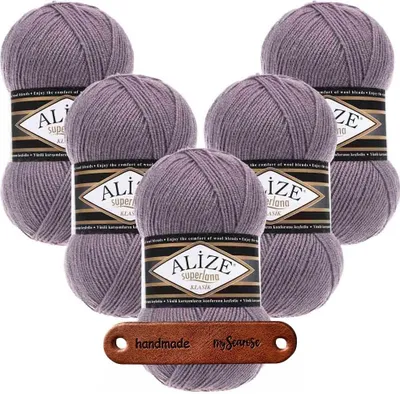 Produktbild von 5 x ALIZE Superlana Klasik 312 mit Label
