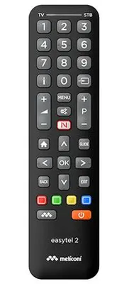 Obrázek produktu pro Meliconi 808061, TV, IR Wireless, Tlačítka, Černá