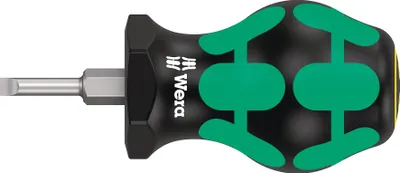 Produktbild von Wera 335 Stubby/Vergaserschraubendreher, 0,6 x 3,5 x 24,5 mm