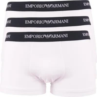 Produktbild von Emporio Armani Underwear Herren 111357CC717 Retroshorts, Weiß (Bianco 00110), (Herstellergröße: S) (3er Pack)