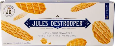 Produktbild von Jules Destrooper Natürliche Butterwaffeln Packen Sie 175 Gramm ein
