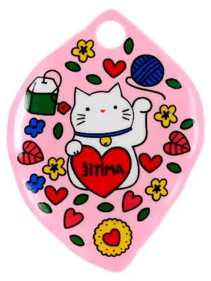 Produktbild von DLP Teebeutelablage, Melamin, Katze, Freundschaft