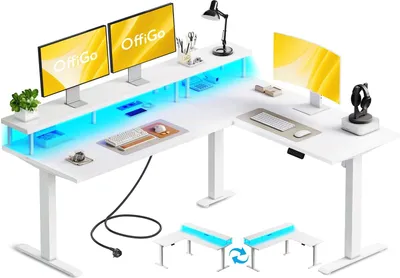 Produktbild von Omgoods – Verstellbarer Schreibtisch für das Homeoffice, 150 x 120 cm