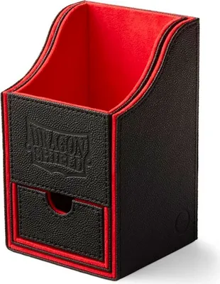 Immagine prodotto di ART40204 - Nest Box - Vassoio per dadi - Nero/Rosso, scatola protettiva per mazzo di carte