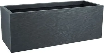 Image de Jardinière Graphit Gris 57l Design Moderne, Grande Capacité - Eda