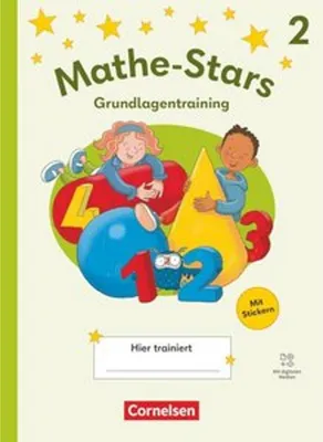 Produktbild von Mathe-Stars 2. Schuljahr - Grundlagentraining Ausgabe 2025 - Übungsheft mit Lösungen und digitalen Medien