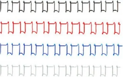 Immagine prodotto di GBC Drahtbindercken WireBind, A4, 21 Ringe, 10 mm, silber