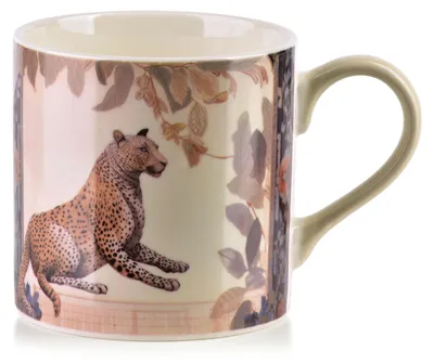 Productafbeelding van Becher, porselein, Affekdesign, Isaac, 9x13x9 cm, beige/bruin, 1 stuk