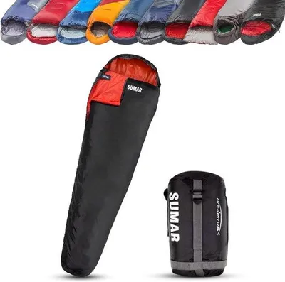 Produktbild von Famanu Schlafsack für alle Jahreszeiten - Wasserfest und komprimierbar für Camping und Outdoor