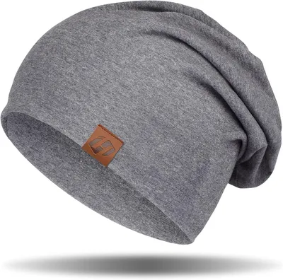 Produktbild von Beanie Mütze, Baumwolle, weich und dünn, leicht atmungsaktiv, für Herren und Damen