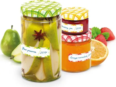Produktbild von Aufkleber für die Gläser TESCOMA DELLA CASA, 24 St.