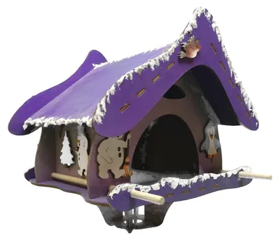 Image de Solidchoice - Kit de bricolage pour construire une maisonnette pour oiseaux, avec un bonhomme de neige, pour enfants