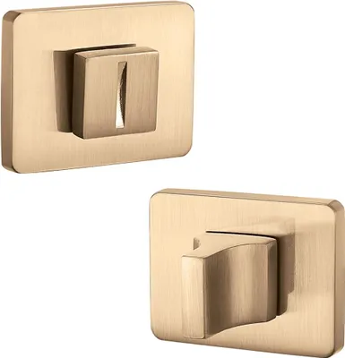 Produktbild von Rechteckiges Toilettenschild Gold