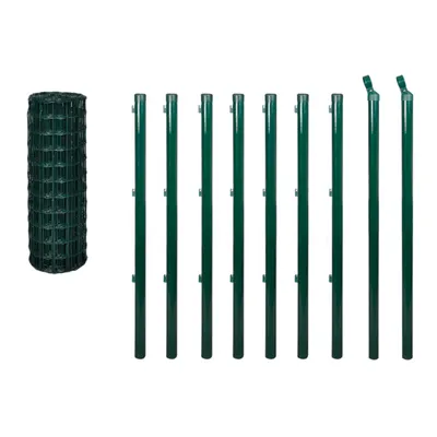 Produktbild von Eurozaun dkd-home-decor Stahldraht PVC-beschichtet Grün 10x1,0 m Maschenweite 76x63 mm