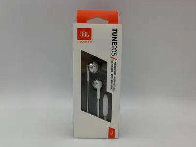 Obrázok produktu pre Káblové slúchadlá s konektorom 3,5 mm JBL T205, biele