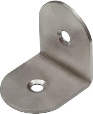 Produktbild von Edelstahl Winkelverbinder Lochwinkel Verbinder Holzverbinder Regalhalter 5-12 Rund