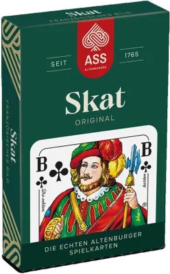 Produktbild von Skat französisches Bild in Faltschachtel, 10er